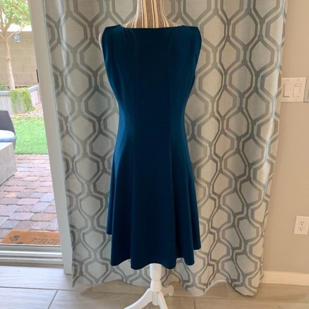 T Tahari Alexina Fit-and-Flare Dress NWT - Picture 7 of 13